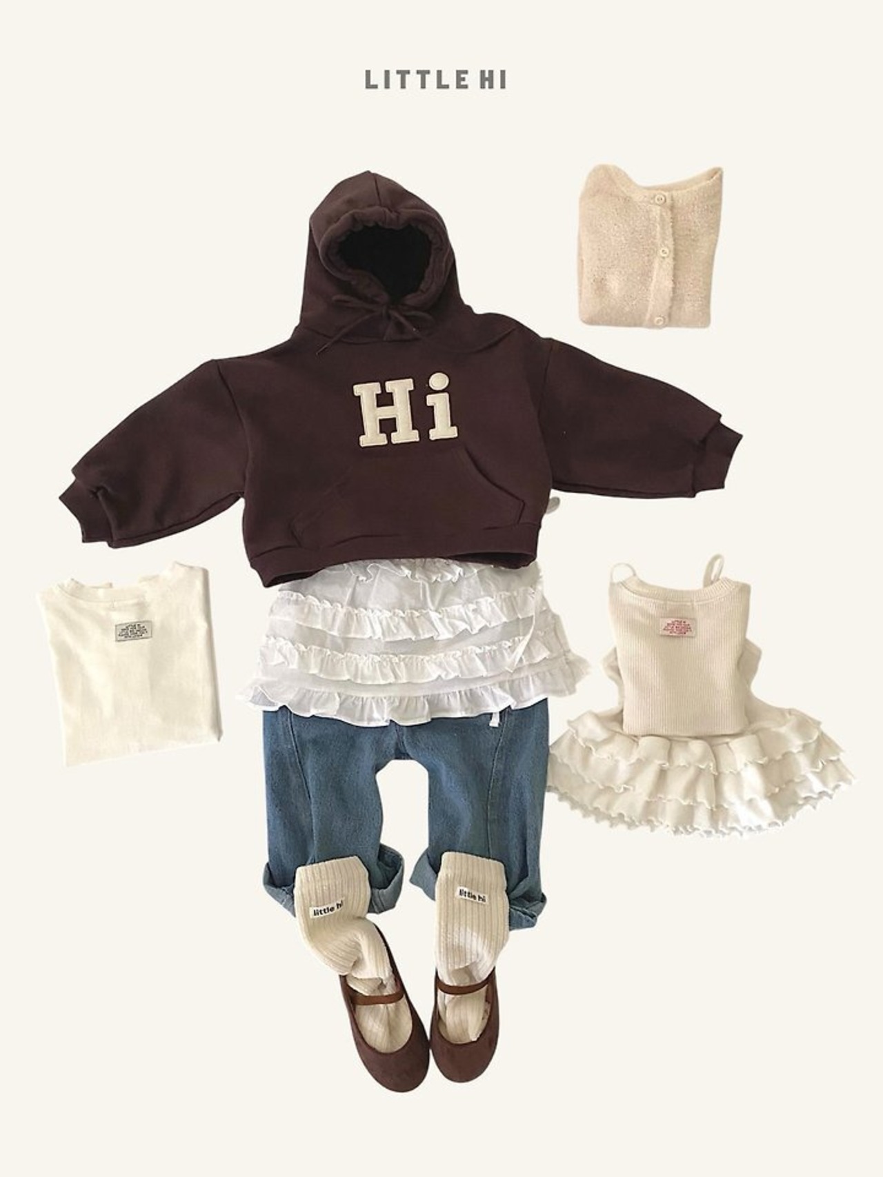 【取寄】LITTEL HIエリスエプロン｜秋服｜韓国子供服｜26/AT