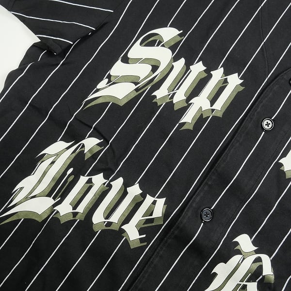 Supreme Baseball Jersey Black Mサイズ 19aw