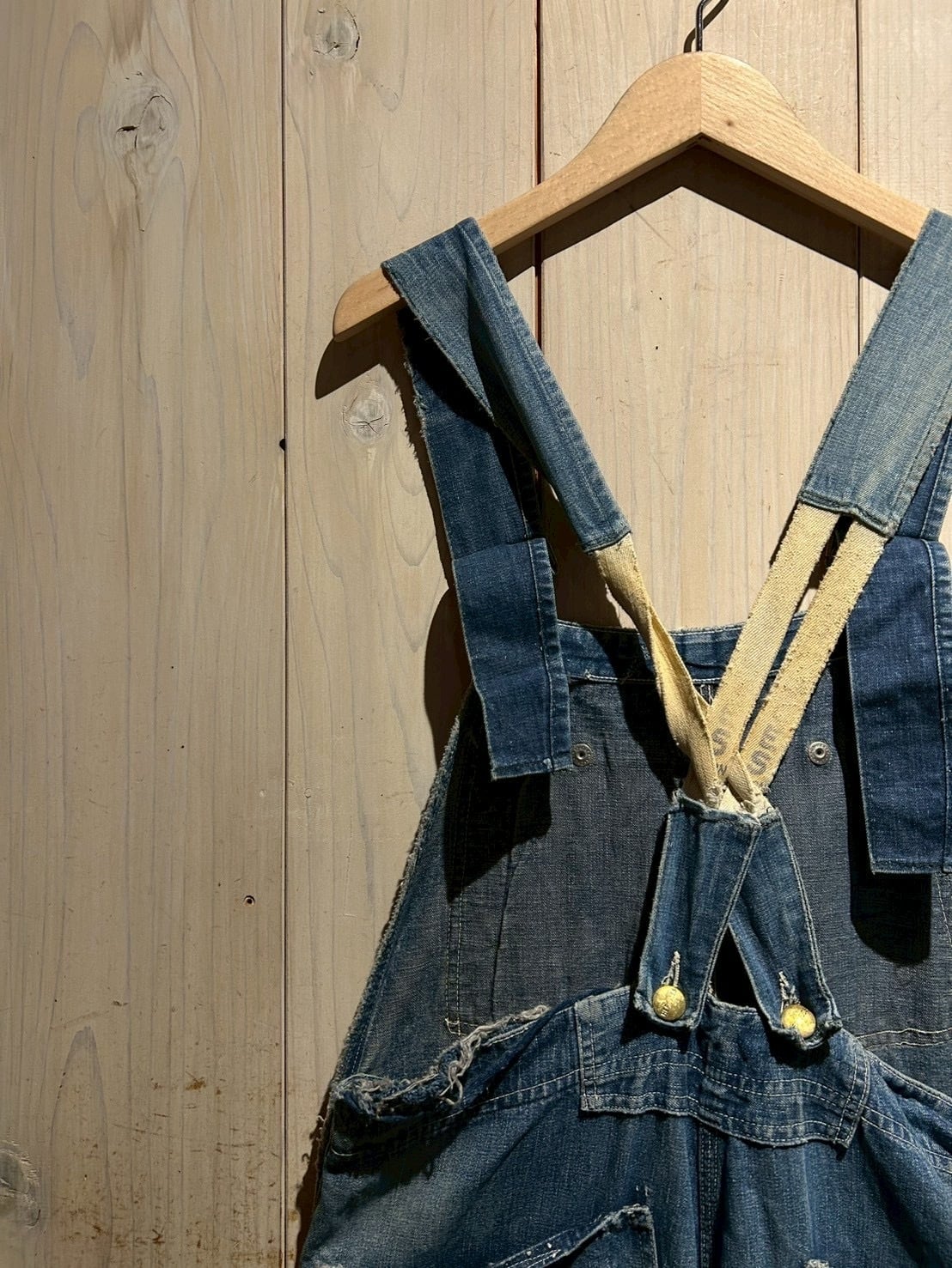 a.k.a.C.a.k.a vintage】40's “HERCULES” “Boro” Vintage Denim