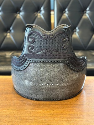 【オススメ！新色のエンジ✨1名様初回サンプル限定大特価‼️】【胸Lサイズ身長165〜175cm】  松勘製『達磨飾り胸』鮫皮型強化樹脂胴　エンジ