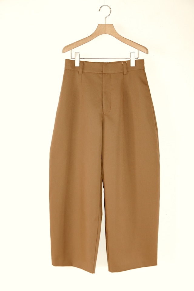 little suzie / WOOL MIX CURVED TROUSERS