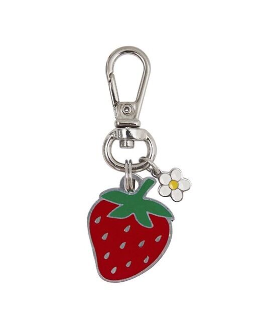 予約【Sallys】Strawberry daisy name tag (clip)