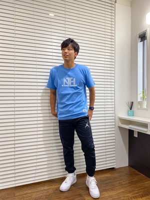 "十字T" colour Saxe×White