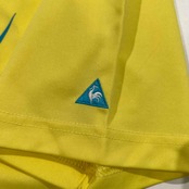 le coq sportif GOLF ルコック スポルティフ ゴルフ ハーフジップ 半袖 ドライ ポロシャツ サイズ L /イエロー/スポーツ/メンズ