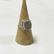 Vintage 925 Silver Art Nouveau Signet Ring Made In Hungary
