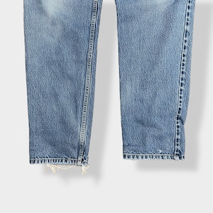 【LEVI'S】550 ジーンズ デニム ジーパン ワイドテーパード ジッパーフライ W36 L34 リーバイス ルーズ ダボパン ダメージ ジーンズ RELAXED FIT レソト製 US古着