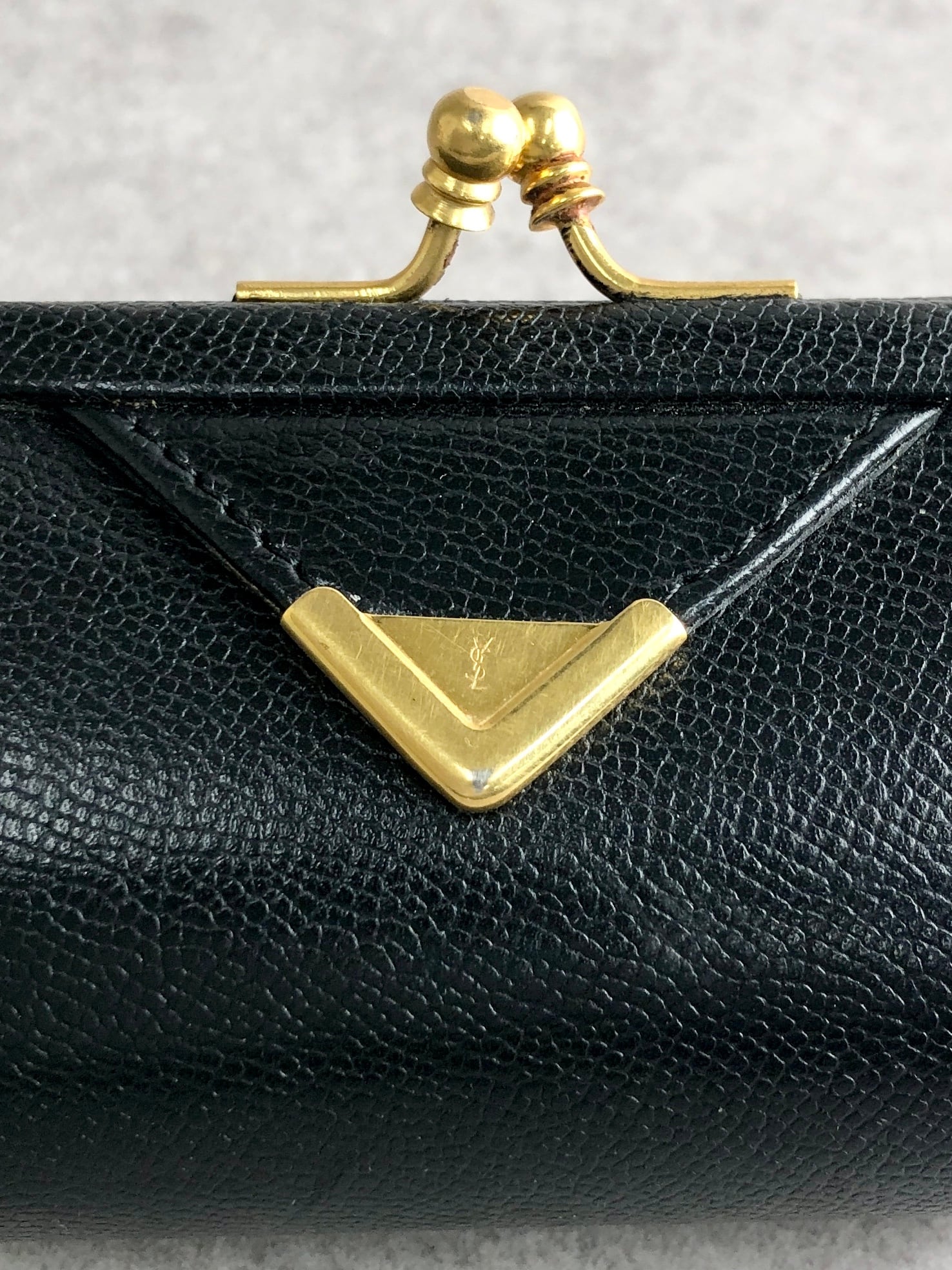 Yves Saint Laurent イヴ・サンローラン コインケース ブラック YSL