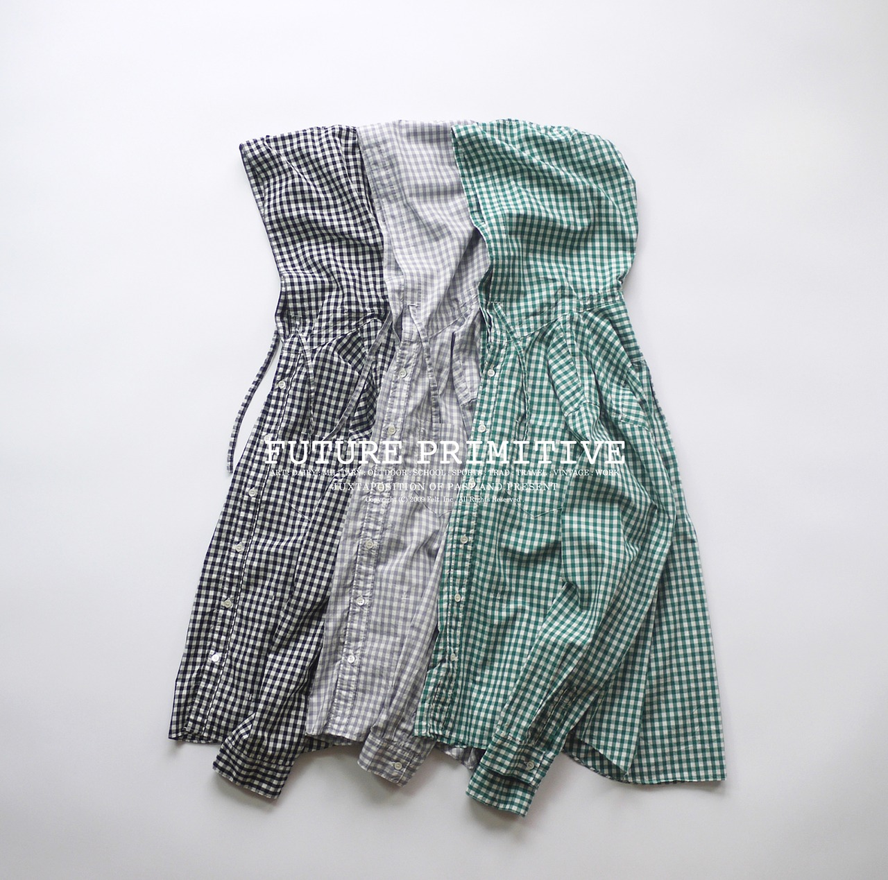 FP SUBTROPIC HOODIE SHIRT "GINGHAM"