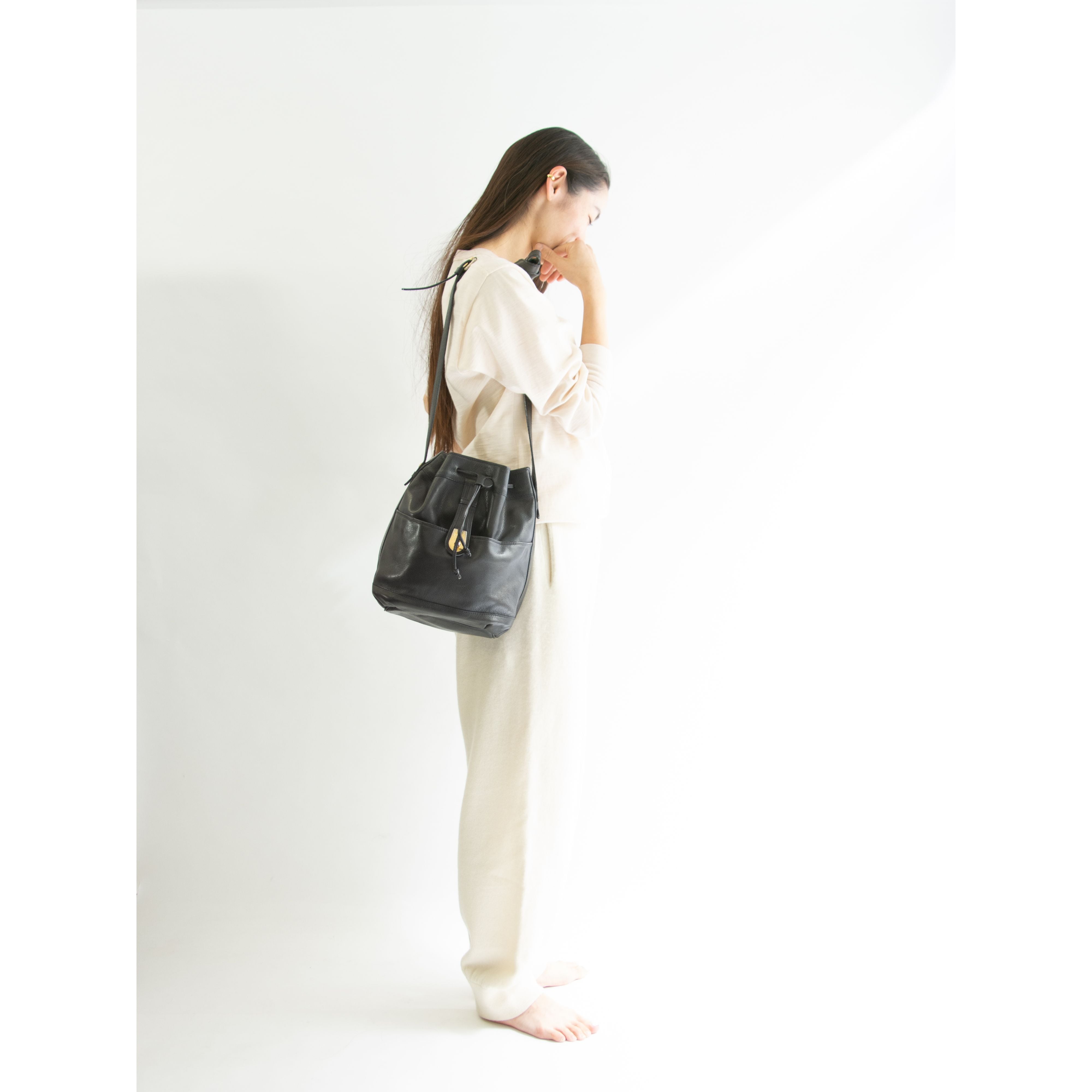 LANCEL 1876】leather shoulder bag（ランセル レザーショルダーバッグ