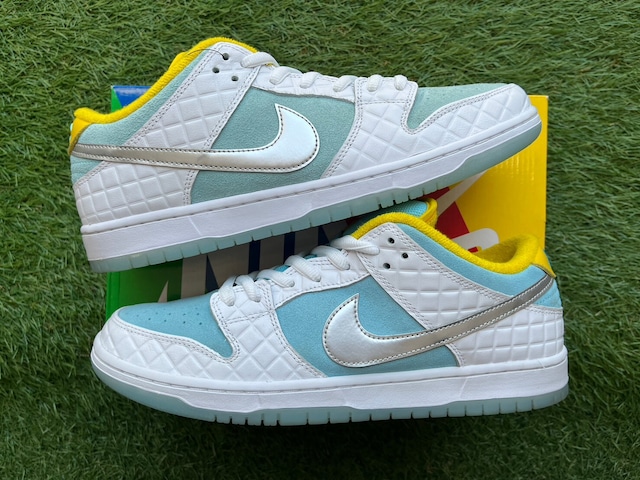 NIKE × FTC SB DUNK LOW PRO QS LAGOON PULSE DH7687-400 30cm 18833