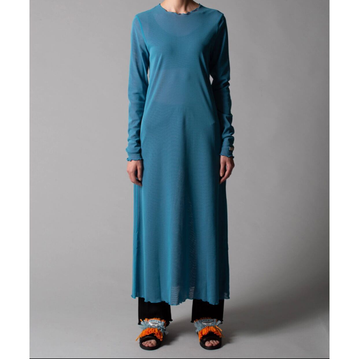 ワンピース NON TOKYO POWERNET LONGSLEEVE ONE-PIECE NONTOKYO / REVERSIBLE POWERNET ONE-PIECE (LONG SLEEVE/PINK×L