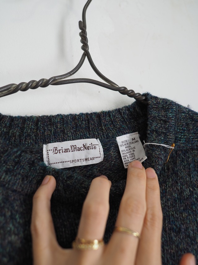 1970’s ~1980’s Brian Macneil Knit Sweater／M