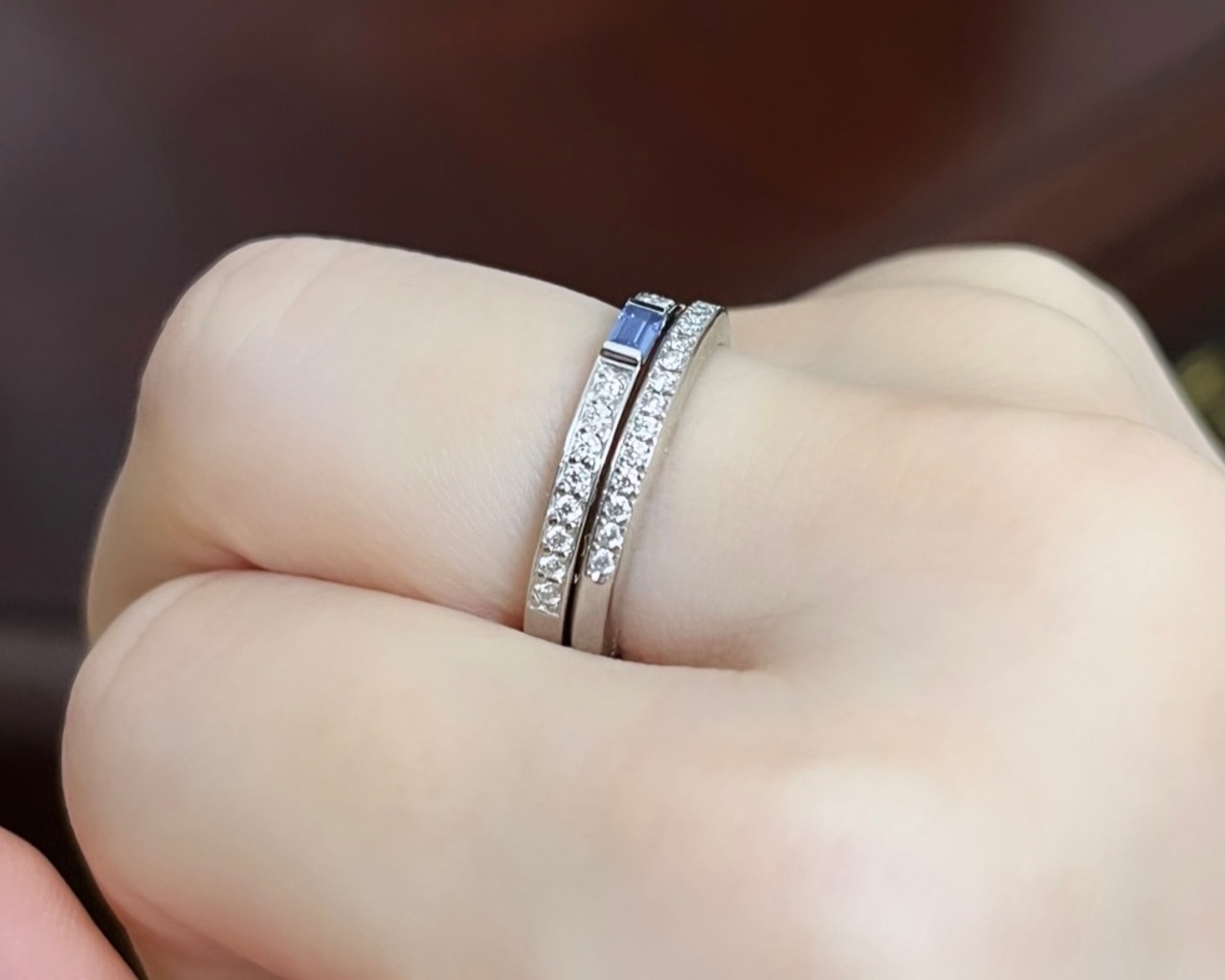 Baguette Ruby & Diamond Ring