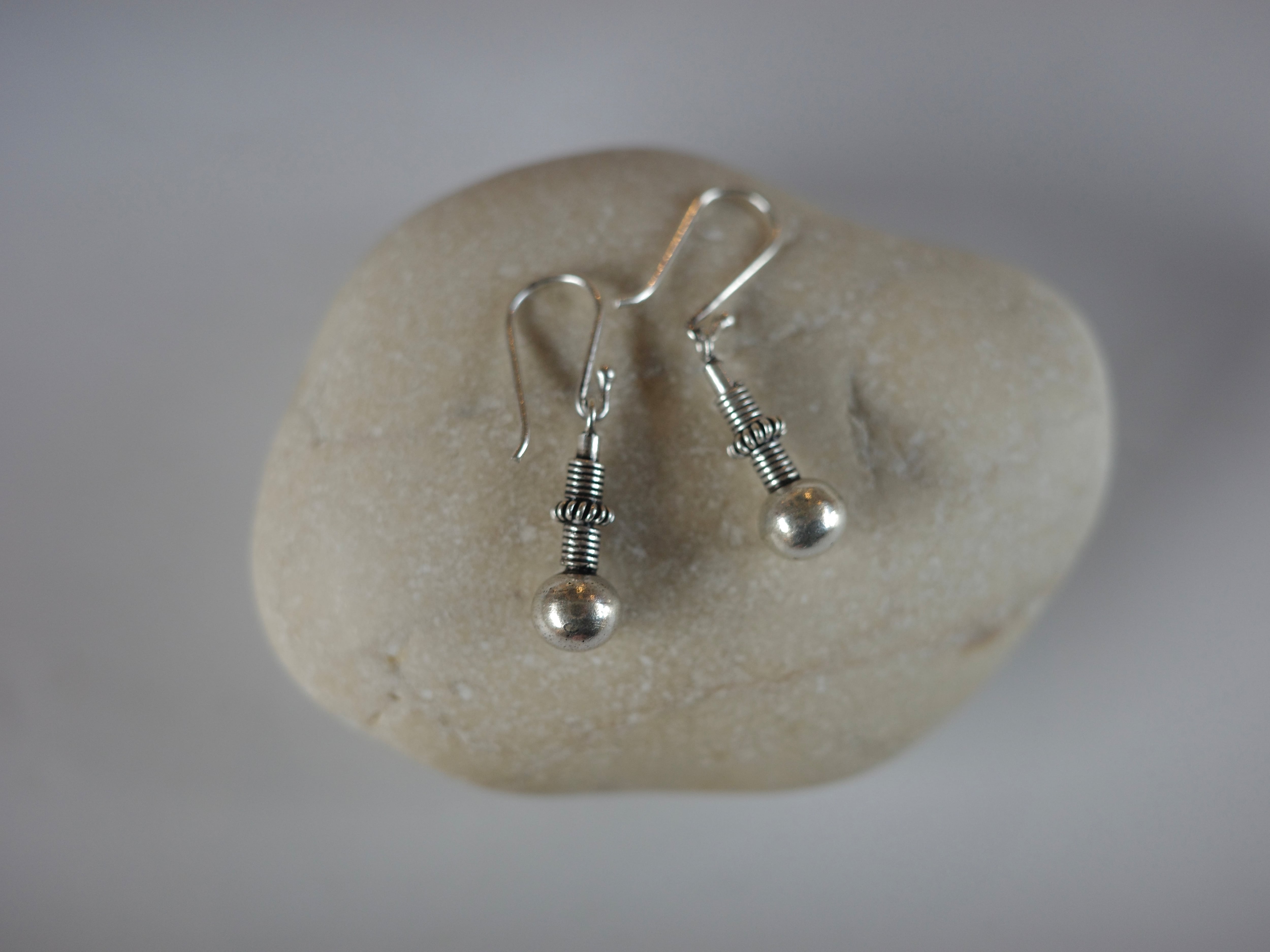 〈vintage silver925〉beads drops hook pierce