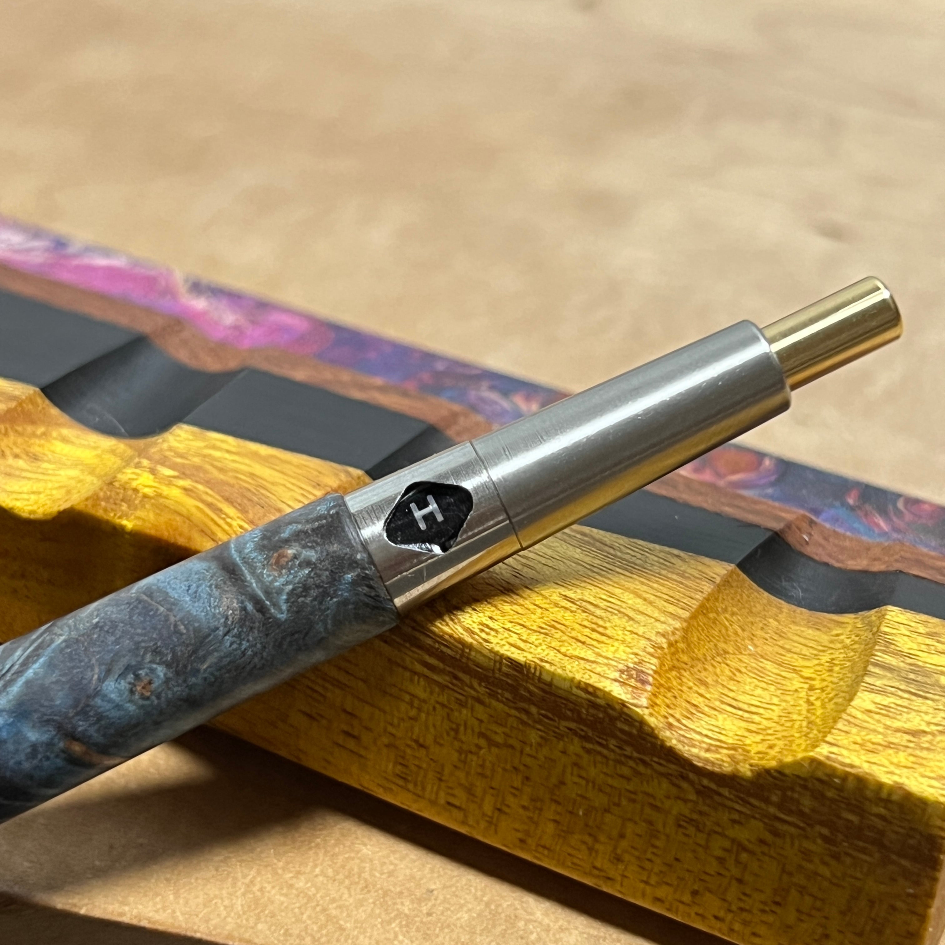 57楓瘤スタビ PG-5用木軸 Rタイプ ステンレス | handwood 57楓瘤スタビ PG-5用木軸 Rタイプ ステンレス | handwood