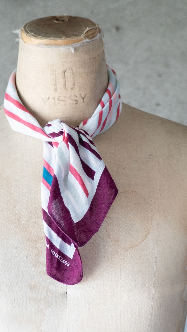 unknown used Multi stripe bandana