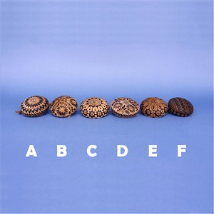 【 ieの焦がし絵 】ブローチ