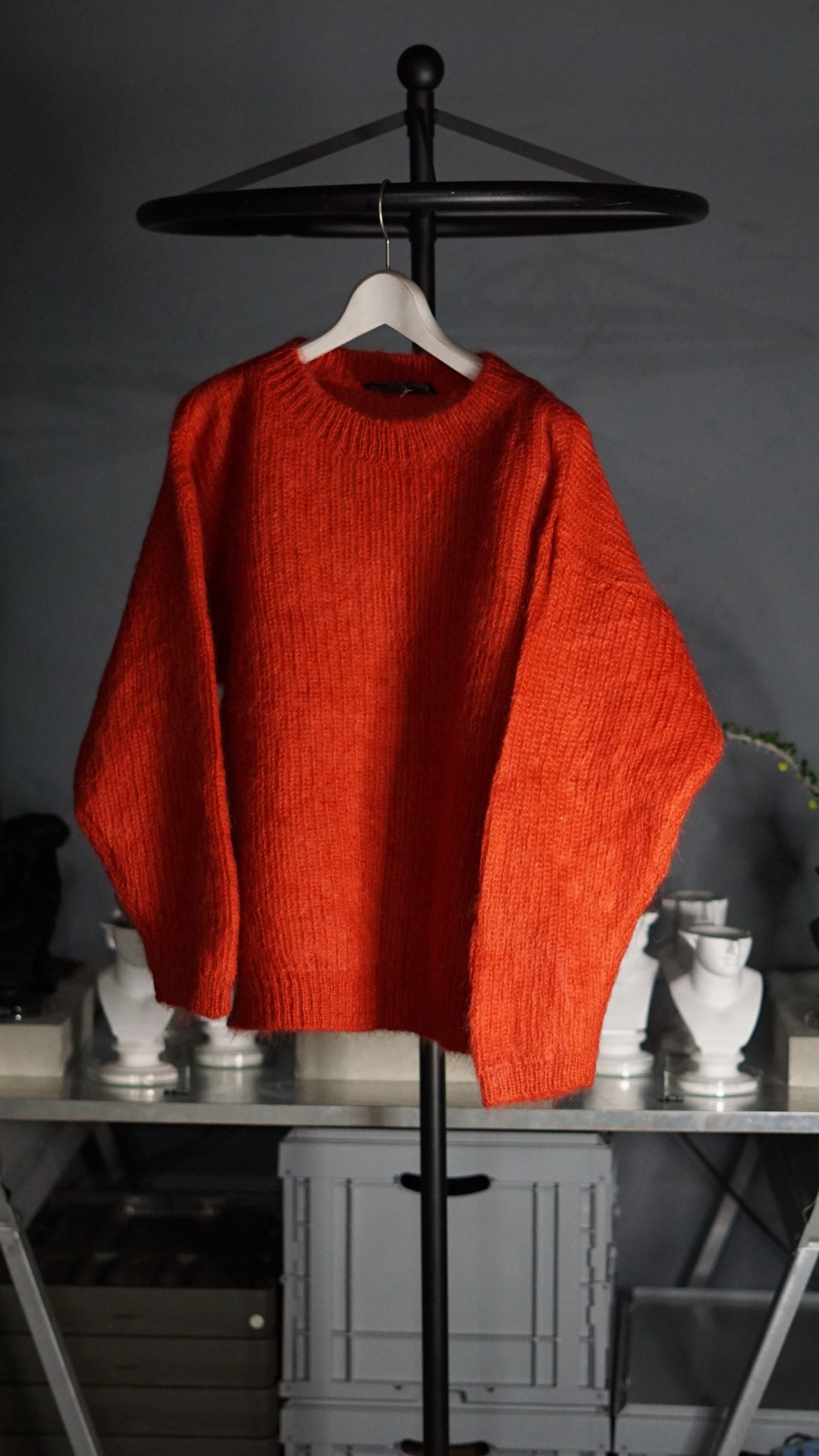 80's MOHAIR KNIT SWEATER
