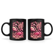 Black Mug (11 oz) Paisley 4484