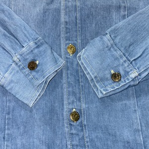 vintage 1970’s PIERRE CARDIN craft denim shirt