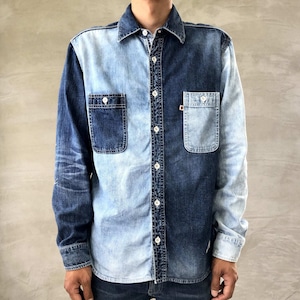 DENIM COMBI SHIRT ［bi-color ver］