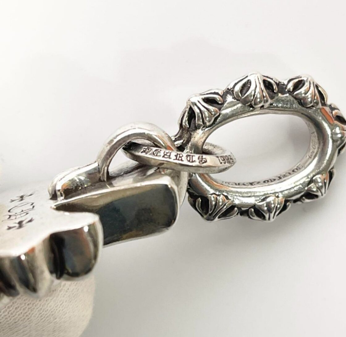 CHROME HEARTS クロムハーツ トリプルクロス ラージ ダイヤ シルバー g*r様 クロムハーツ系クロスネックレスシルバーオリジナル