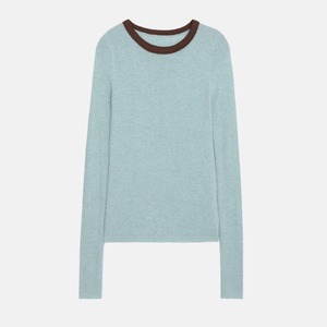 color-block knit cut and sew J00079