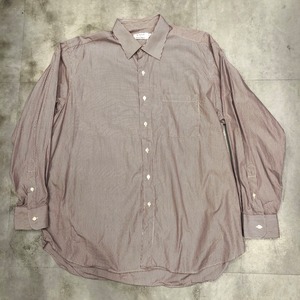 IKE BEHAR  L/S COTTON SHIRT MADE IN USA  size : 17 1/2