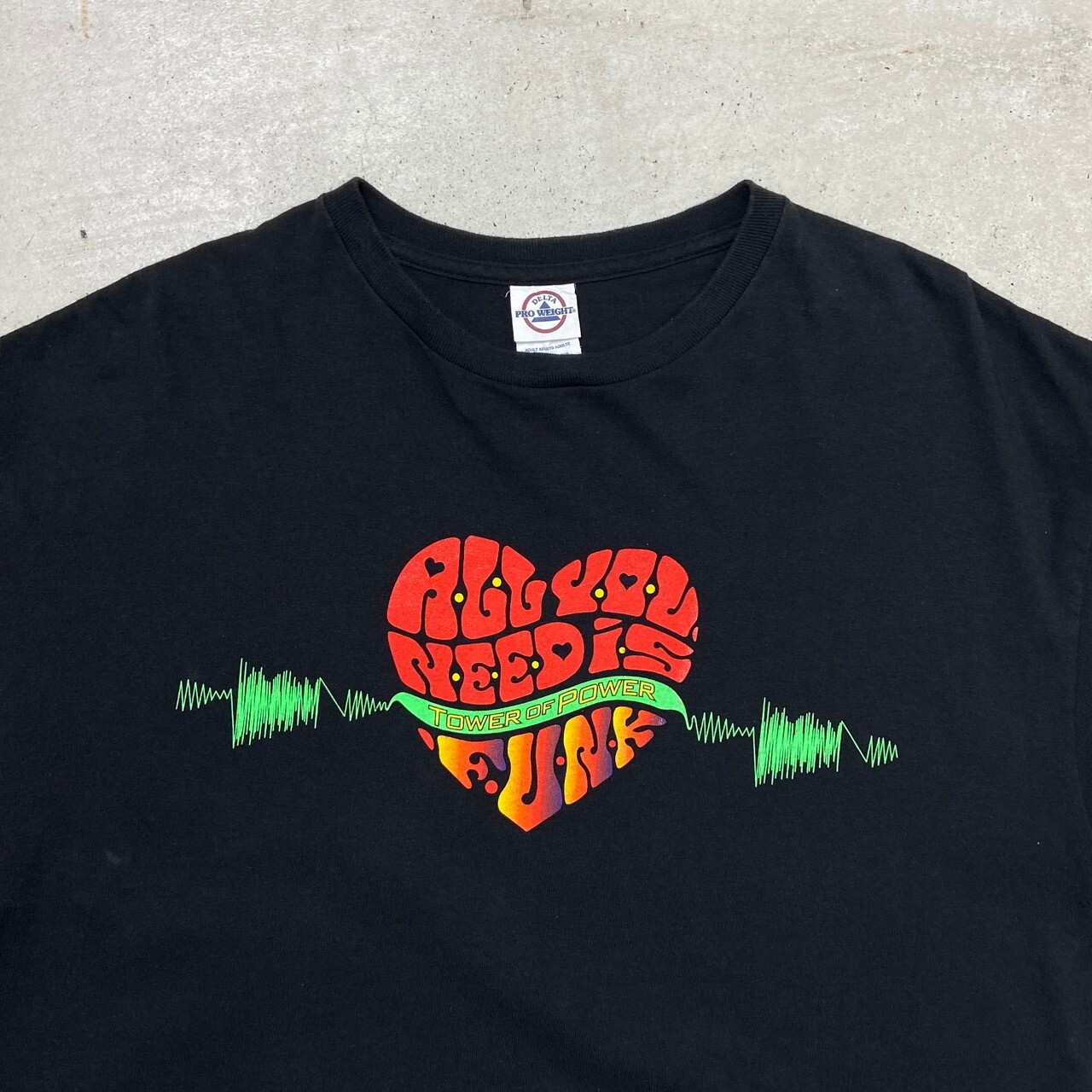TOWER OF POWER バンドTシャツ バンT ツアーT メンズXL 古着 黒【T 