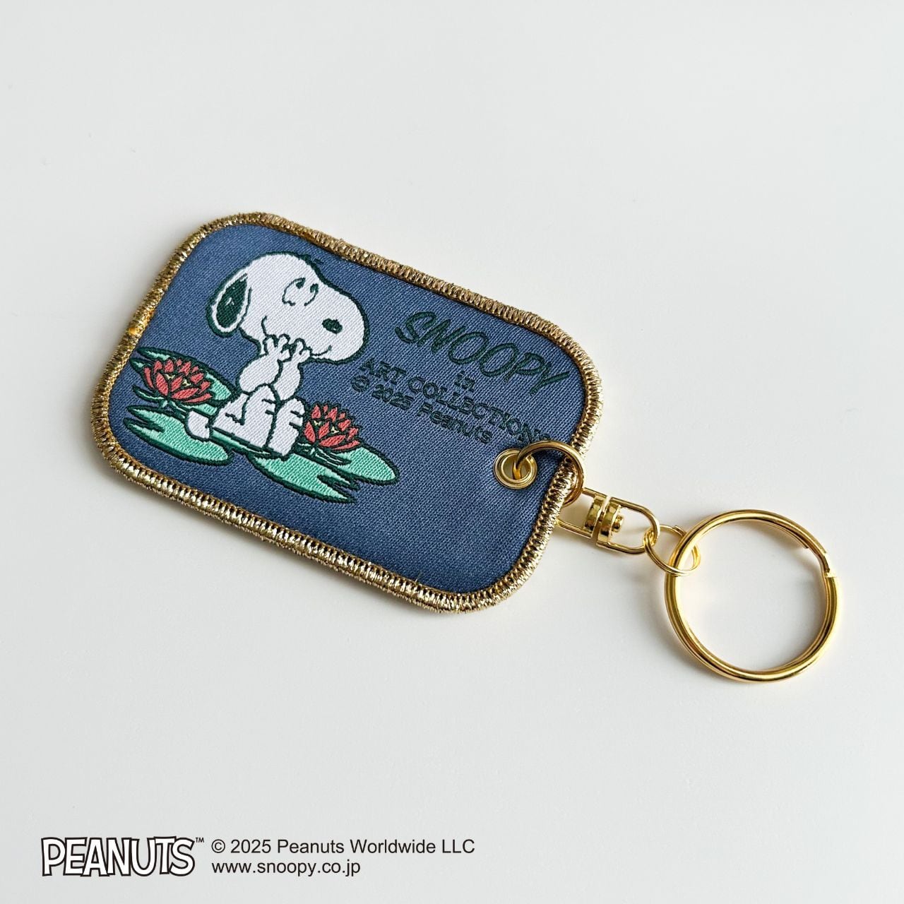スヌーピー 刺繍キーホルダー モネ 睡蓮 | hmm, by 東京都美術館
