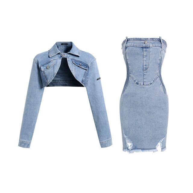 Agam Studio ショート丈デニムジャケット Codonademoda