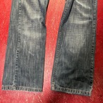 Diesel Y2K ブラックデニムパンツ　ストレート　先染め　ディーゼル　W33