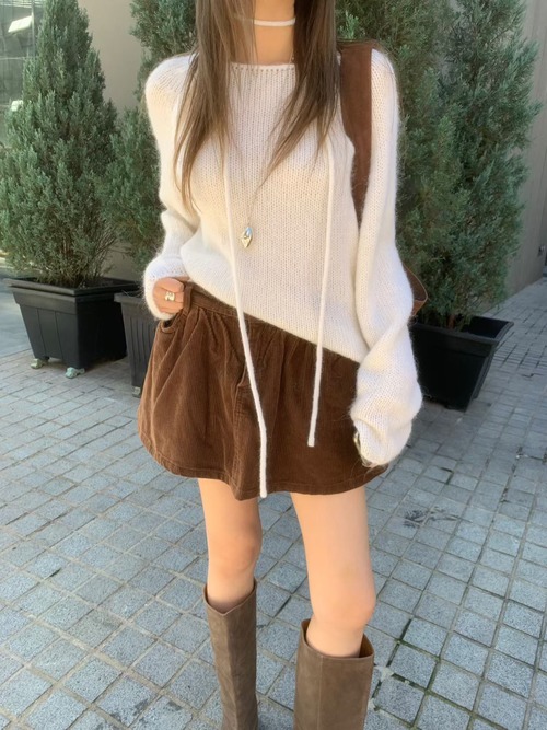 (予約) poster / Winter jenny naglan knit 4color