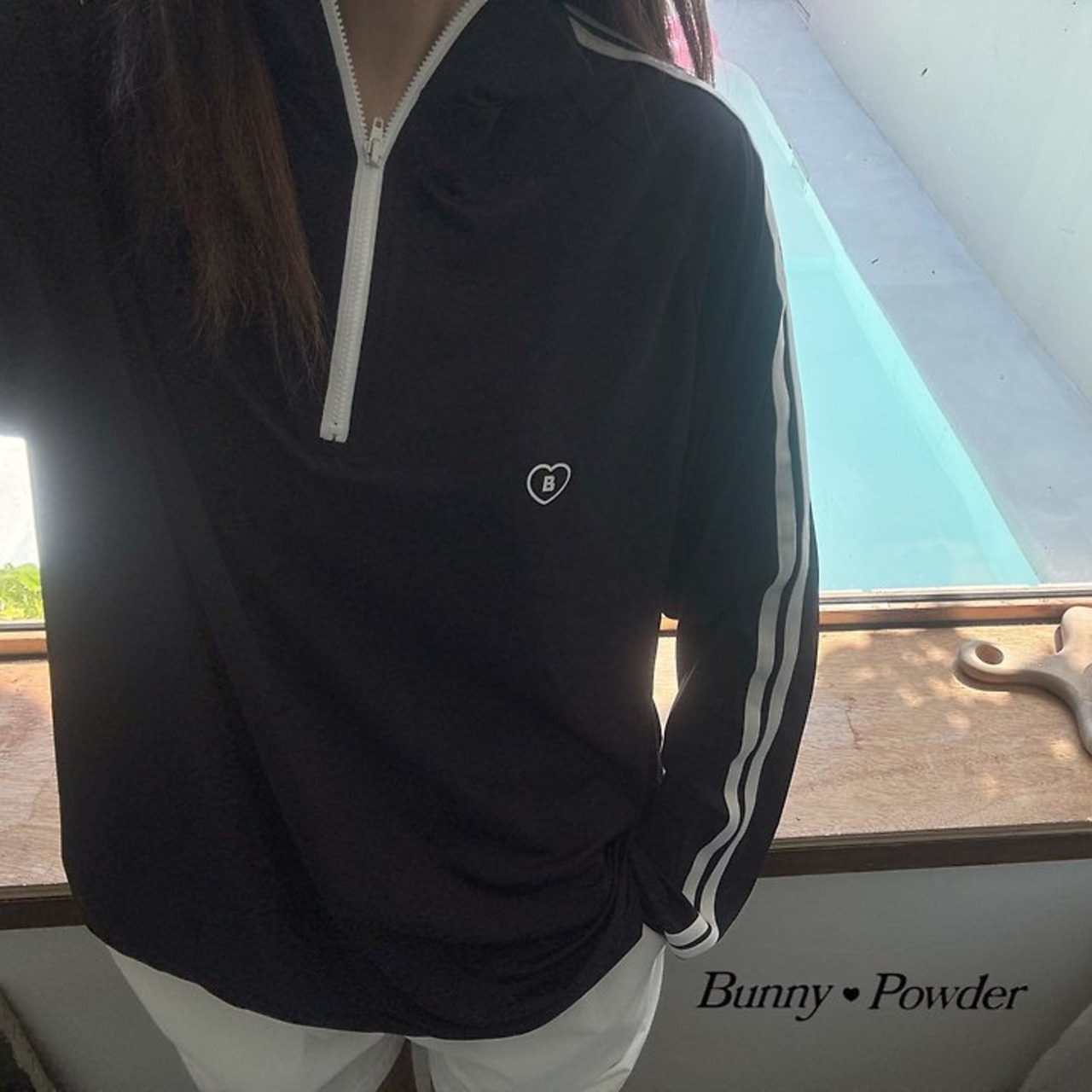 [Bunny Powder] (Feature) Track Rash Guard / [버니파우더] (기획)트랙레쉬가드