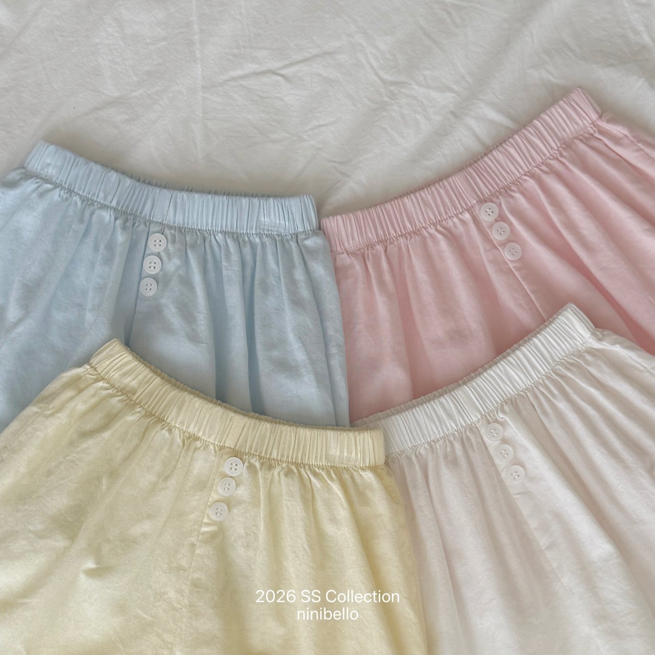 [ninibello] Butterbutton Pants / [니니벨로] 버터버튼팬츠