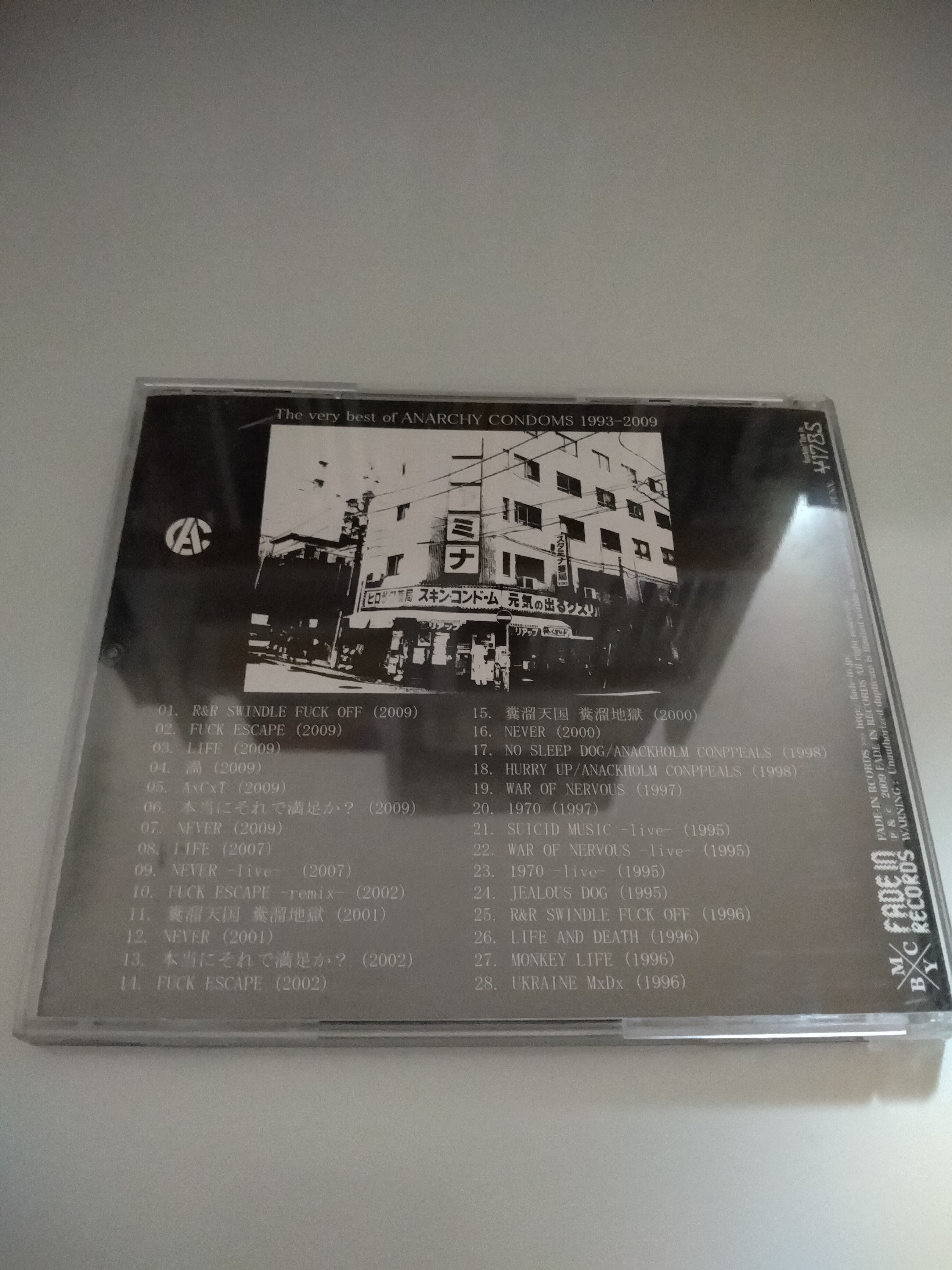 ANARCHY CONDOMS/The very best of 1993-2009 | RECORD SHOP CONQUEST