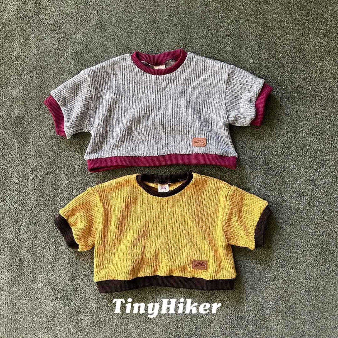 〖取寄〗韓国子供服 / 26winter / TinyHiker / ユキレイヤードニット / キッズ *XS~XL*