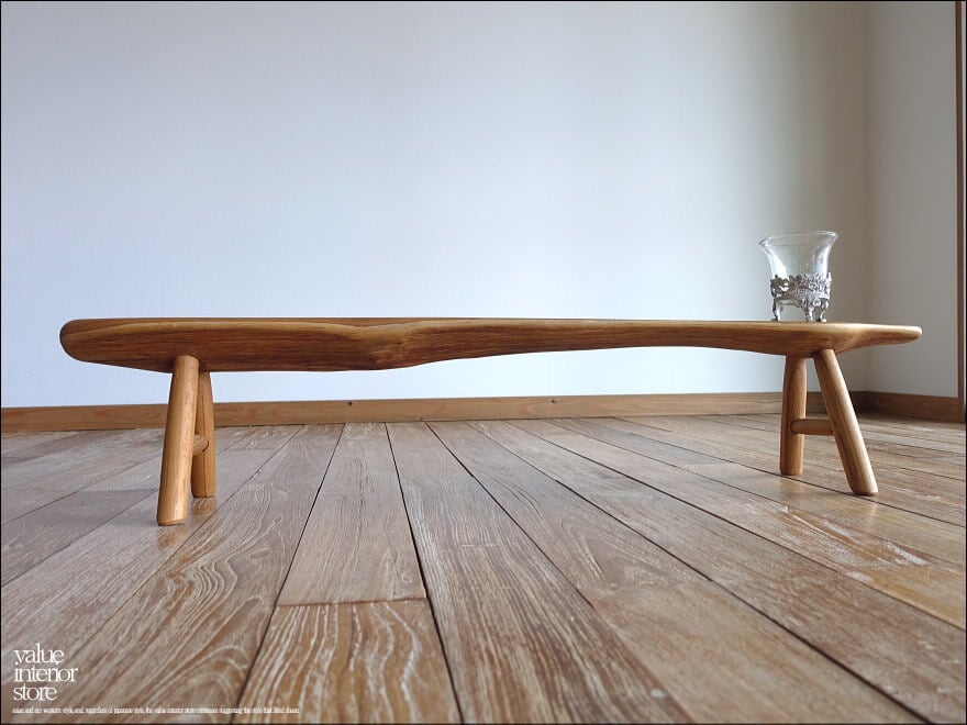 チーク無垢材 マルチラック100cm 飾り台 キッチンラック ディスプレイトレイ ロングトレイ 什器 送料込 世界三大銘木