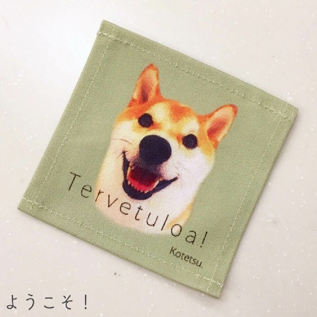 送料無料 Shibainu Kotetsu 柴犬こてつ君コースター5種セット Asanayuna