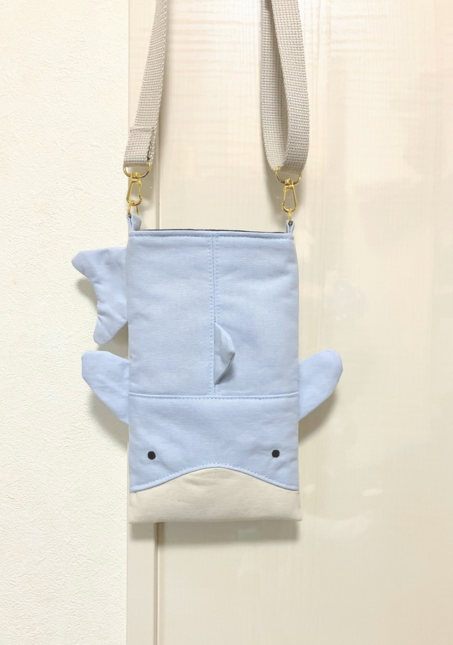 イルカ　ミニショルダー　イカ｜とりさん工房ーかわいいハンドメイドポーチ