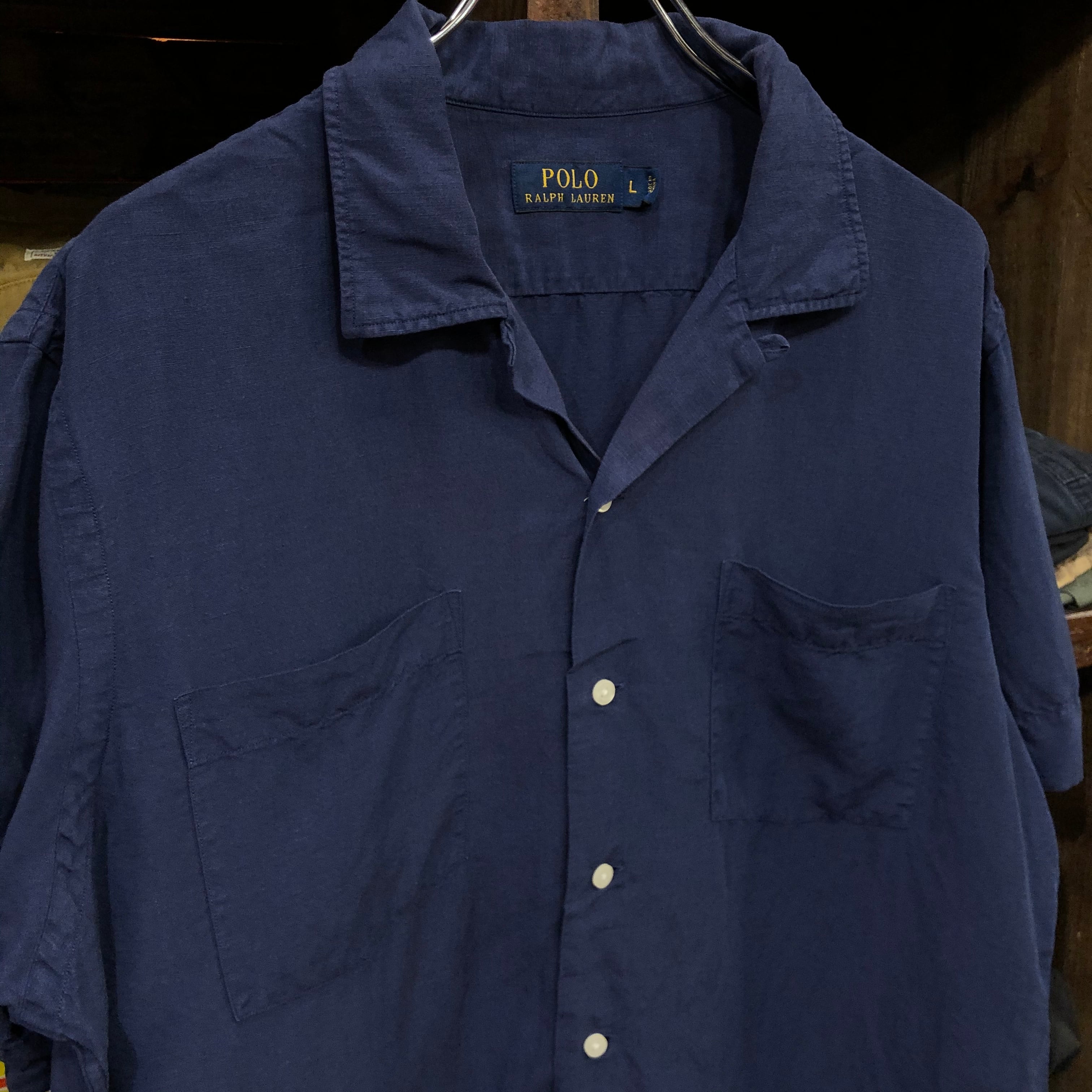 ラルフローレン オープンカラーシャツ Polo Ralph Lauren オープン 