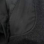 カシミヤ100% Nazareno Gabrielli ナザレノガブリエリ ステンカラー 6/ダークグレー レディース