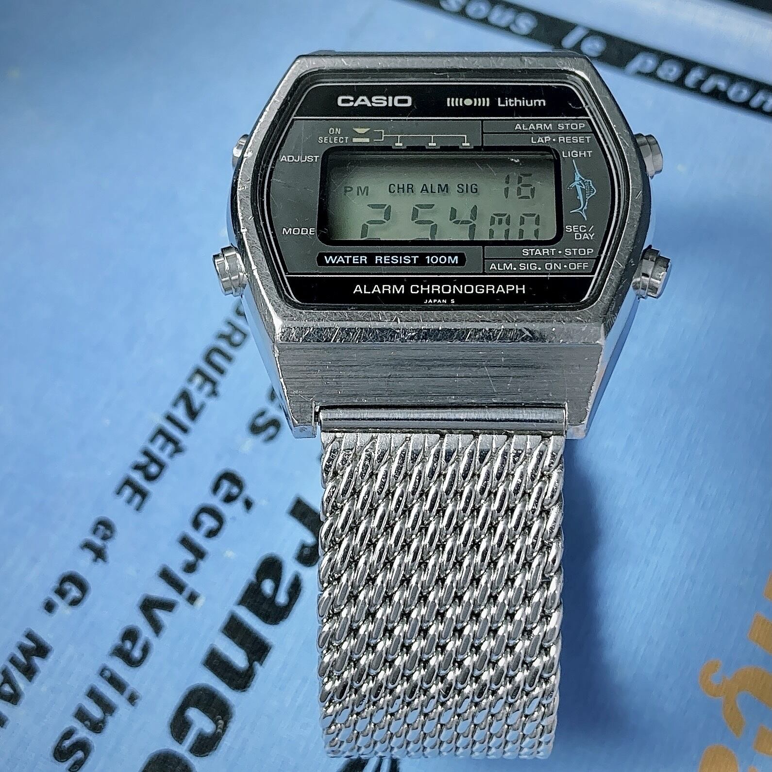 商品番号151 casio W250グレー marlin | ふるカシ時計