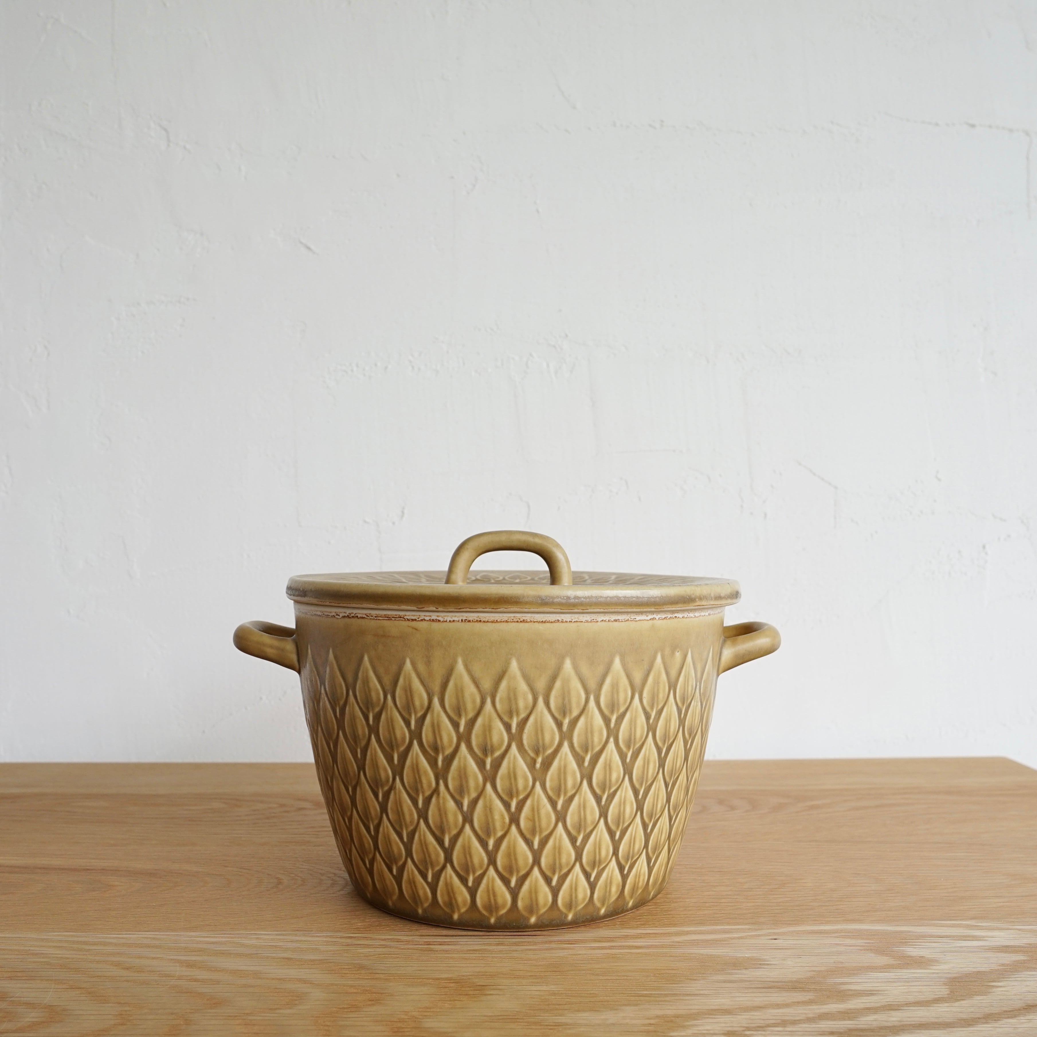 クイストゴー アズール ジャムポット シュガーポット 希少なブラウン色