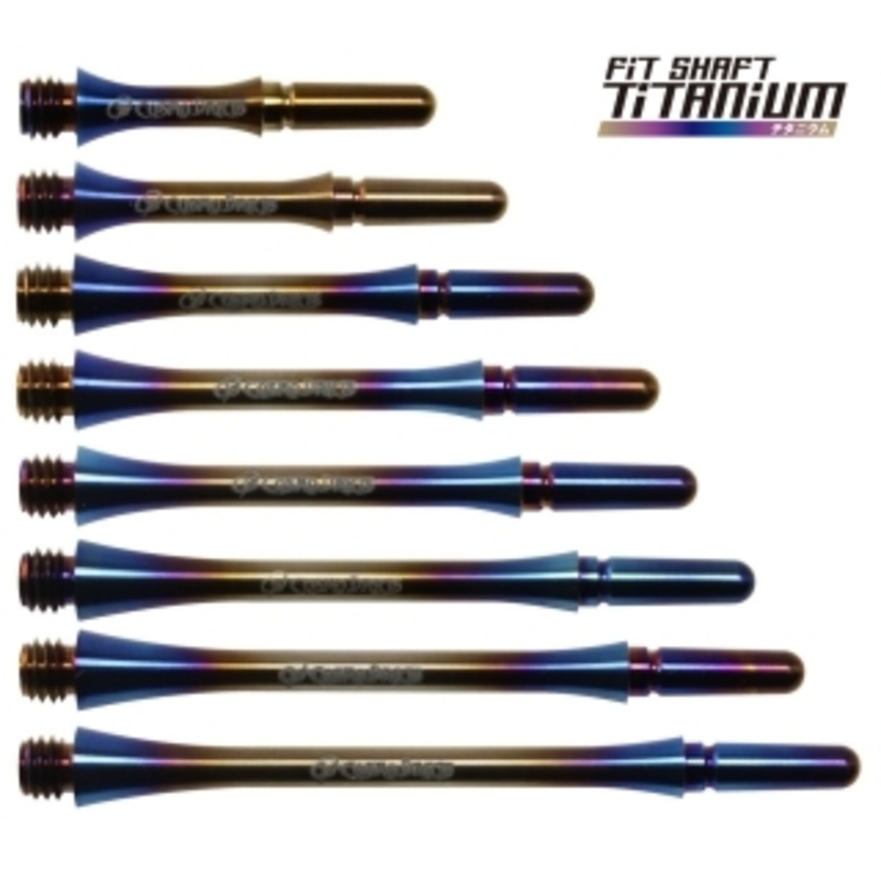 Fit Shaft METAL / Titanium / スリムシリーズ / ロックタイプ / 焼き色 - 2