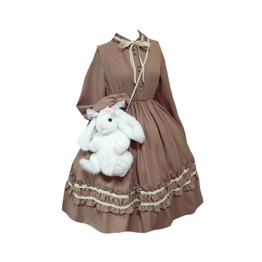 ソフトロリータ ワンピース 長袖 ガーリー 甘め lolita｜SEASONZ