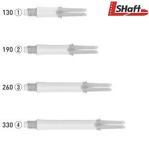 L-SHaft Lock Straight [White]