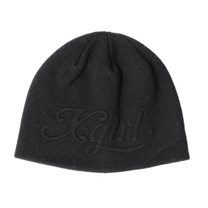 【X-girl】EMBOSS LOGO BEANIE / BLACK【エックスガール】