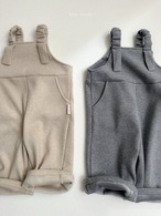 【 minirobe / 予約 】Cookie overalls