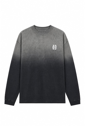 BREATH / BH waffle LS tee black